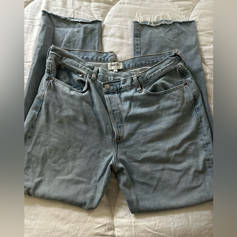 Agolde criss cross bf jeans 33